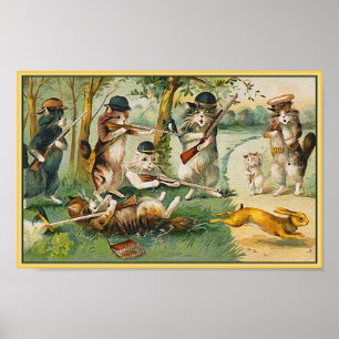 Poster/skriv ut vid jakt poster