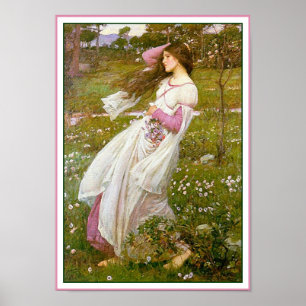 Poster/skriv ut: Vinblommor - av John Waterhouse Poster