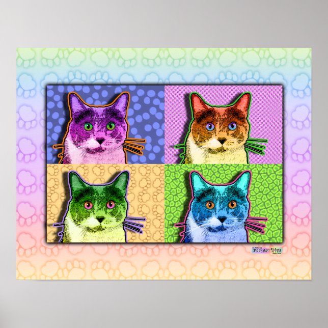 Poster, Skriver ut - PEG Art Tom Cat Poster (Framsidan)