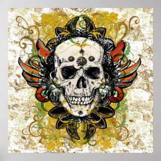 Poster skulldesign