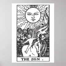 Poster Sol Tarot Card