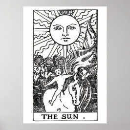 Poster Sol Tarot Card