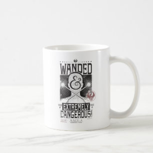 Poster som önskas och som är extremt farligt - s kaffemugg