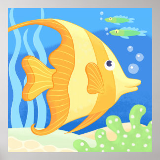 poster - söt tropisk dekoration