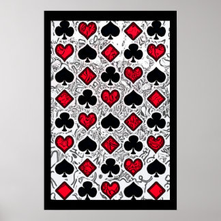 POSTER SPELKORT KOSTYM
