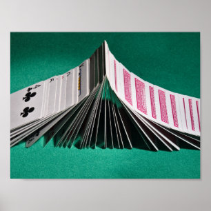 Poster: Spelkort Poker Domino Poster