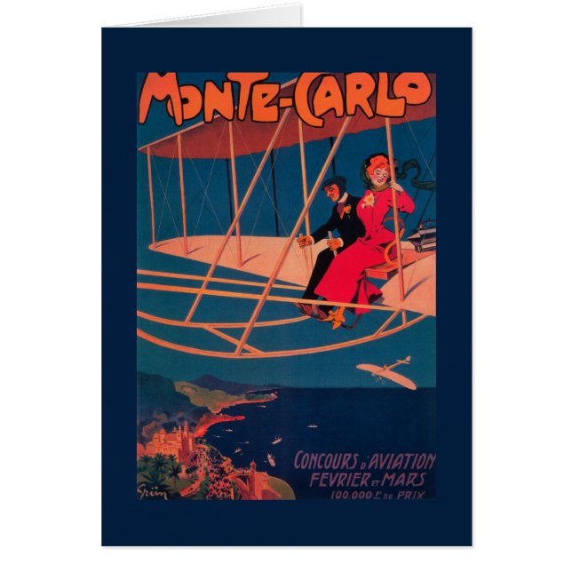 Poster Sport inom luftfarten Hälsningskort (Framsidan)