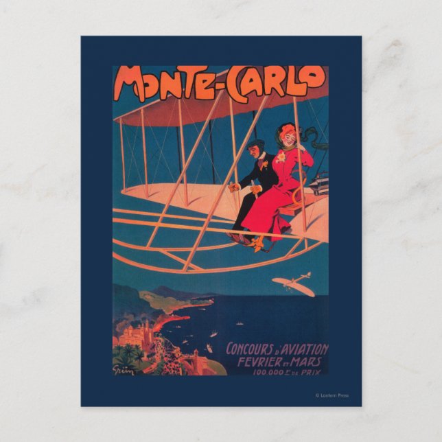 Poster Sport inom luftfarten Vykort (Framsida)
