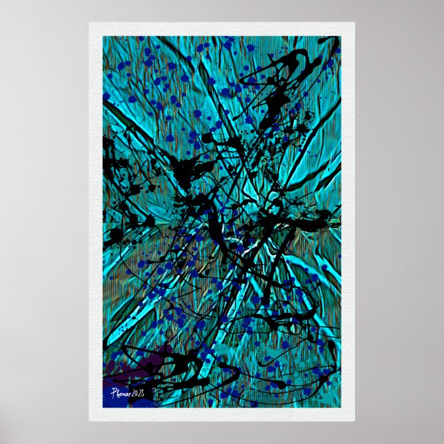 Poster spridd över färgplatta (Framsidan)