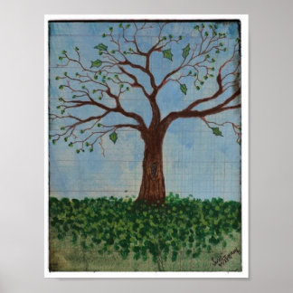 POSTER: Springtime Träd Poster