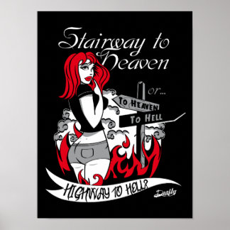 poster staIrway till helvetets fondo