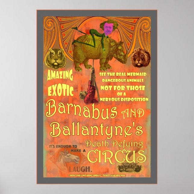 Poster SteamPunk Circus (Framsidan)