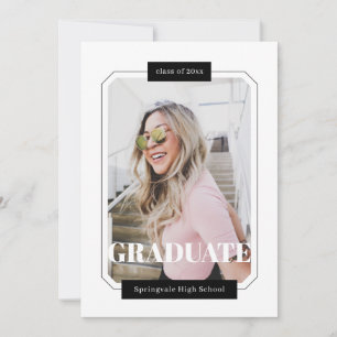 Poster Stil-minimalistiskt Modern Studenten-foto Meddelande