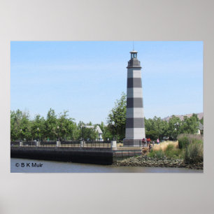 Poster - Suisun Harbour fyr (vågrät)