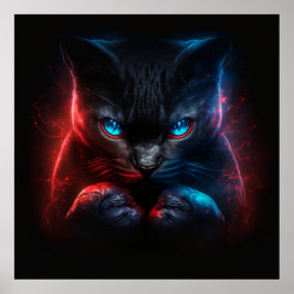 Poster svart katt