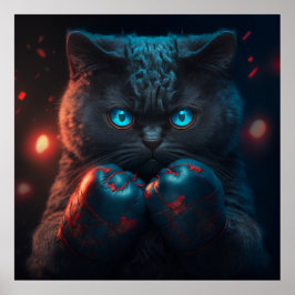 Poster svart katt