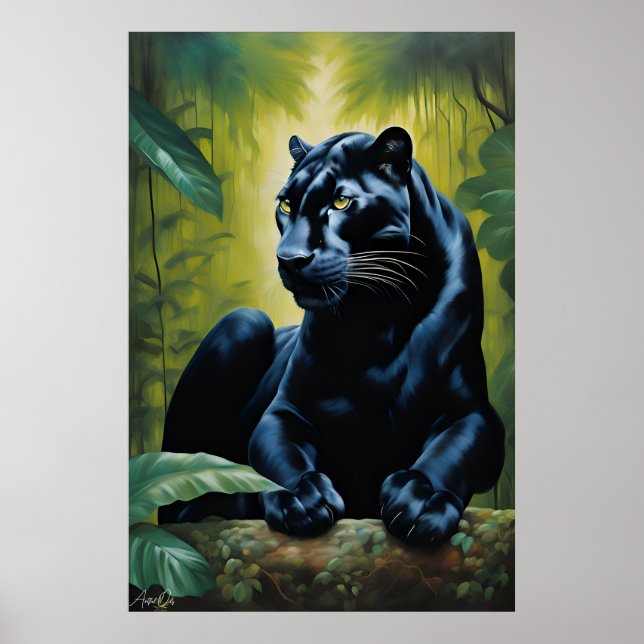 Poster | Svart Panther | Art (Framsidan)