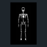 Poster - svartvit X-Ray Vision med en Skeleton<br><div class="desc">X-Ray Vision med en Skeleton Black White-kvalitet, mycket kollektiv och enkel att anpassa skelettdesignen i röntgen stil. Ett modernt och skämtsam Halloween och Gothic stil-design som särskilt för alla människor har gjort till konstiga konst där ute! Den här XRay Single Spooky Skeleton-designen från Galleria Voxeeds X-ray Vision Skeleton Collection gör...</div>