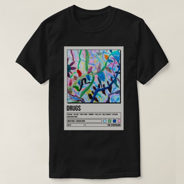 Poster Symposium Drug album Poster T Shirt (Design framsida)