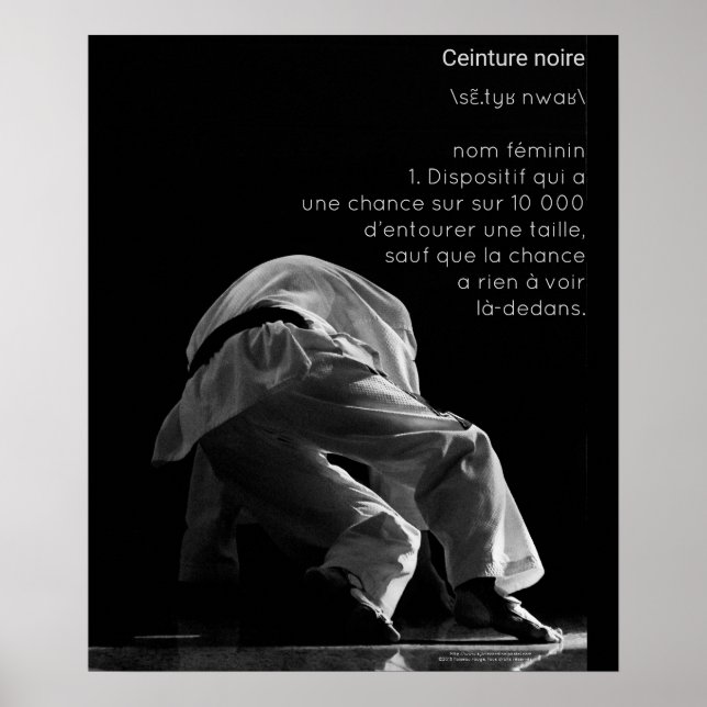 Poster TAEKWONDO DES ÉPREUVES för (Framsidan)