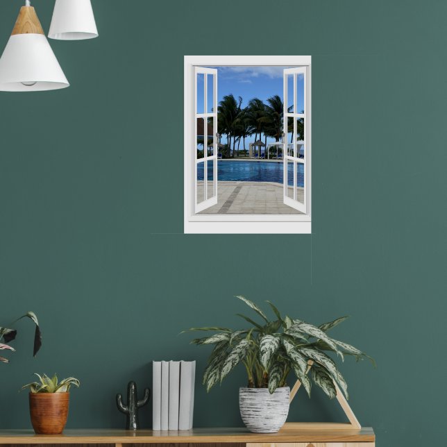 poster teckning i 3D-bildrutepanelfönstret Visa si (Vardagsrum 1)