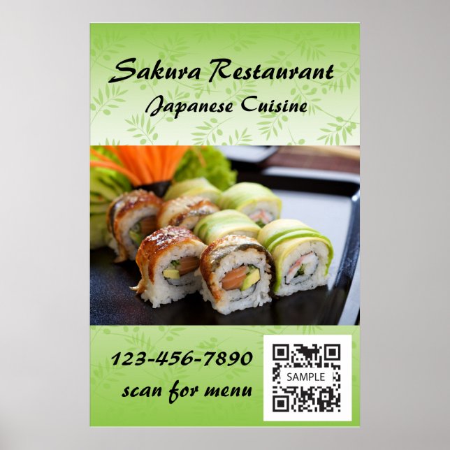 Poster Template Sushi (Framsidan)