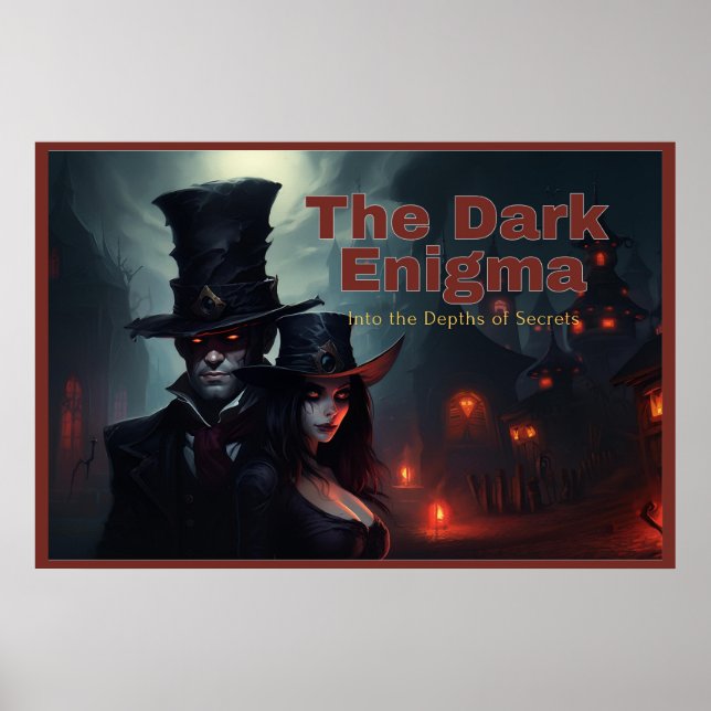 Poster The Dark Enigma (Framsidan)