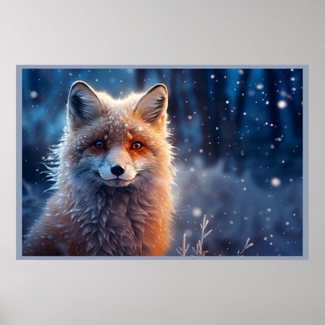 Poster The Golden Eyes of the Wild Fox (Framsidan)