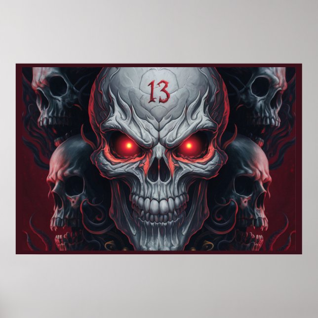 Poster The Skull 13 (Framsidan)