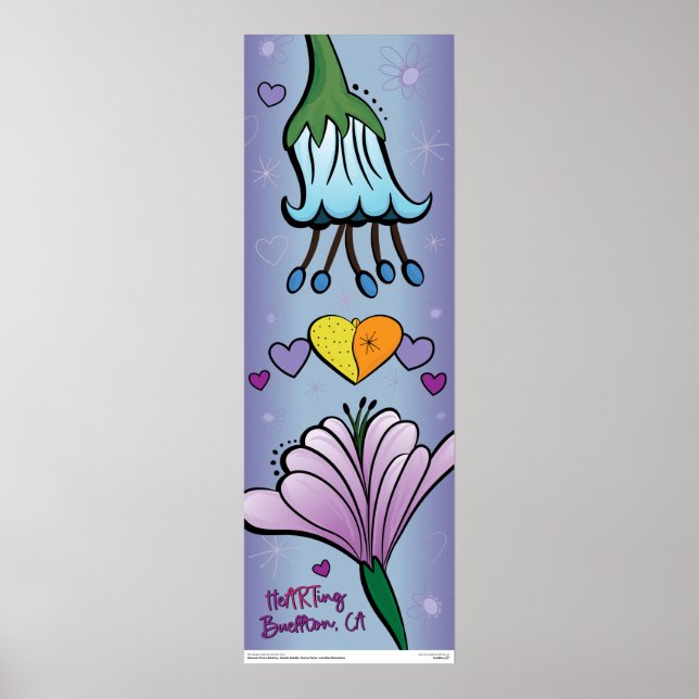 Poster - TheART Flowers - Buellton.Art (Framsidan)