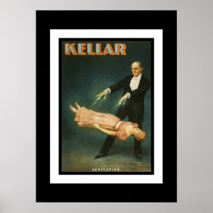 Poster Theater Vintage Kellar Magican