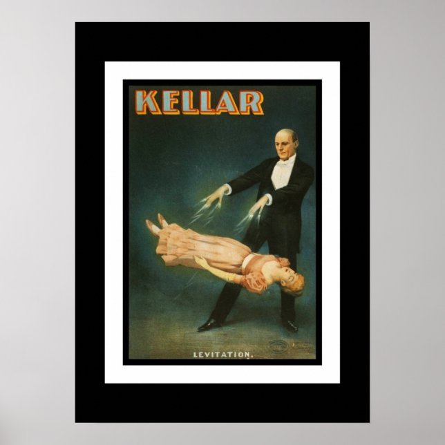 Poster Theater Vintage Kellar Magican (Framsidan)