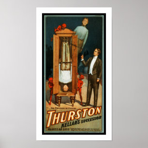 Poster Theater Vintage Thurston Magican