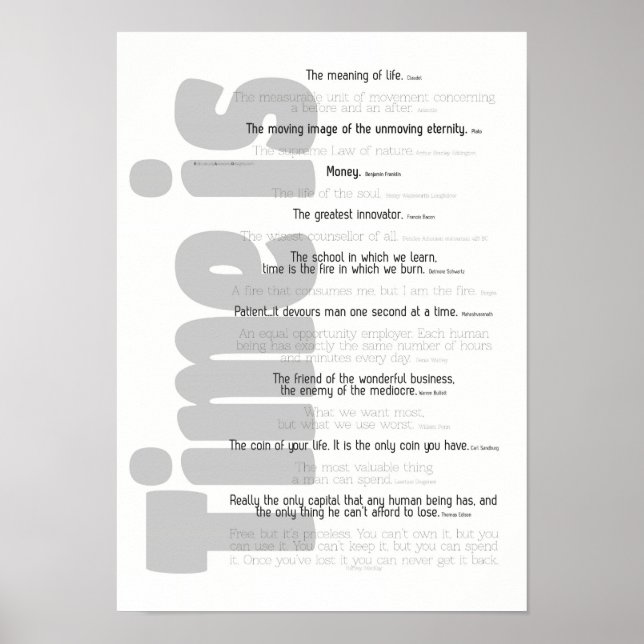 Poster - tiden är inne. . . (Framsidan)