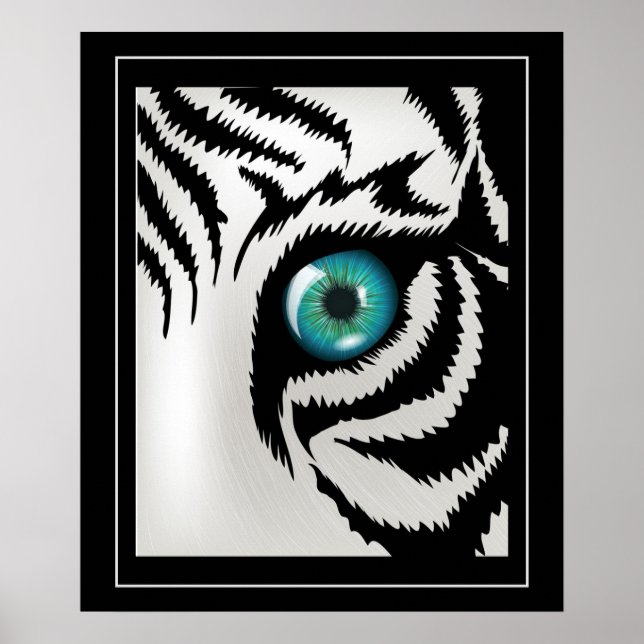 Poster-Tiger 20 x 24 tum Poster (Framsidan)