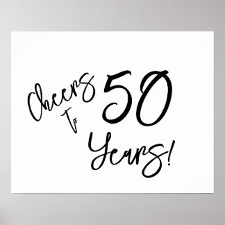 Poster till 50 år