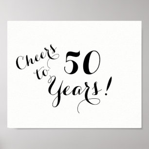 Poster till 50 år