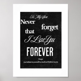Poster till min son