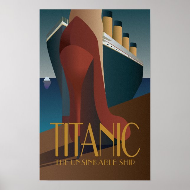 Poster - Titanic på Frakten Osynlig (Framsidan)
