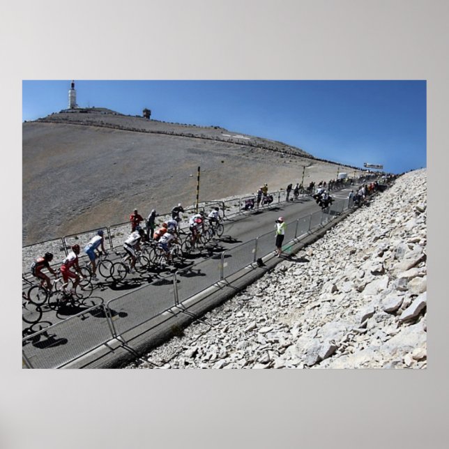 Poster tour de France sommet Ventoux (Framsidan)