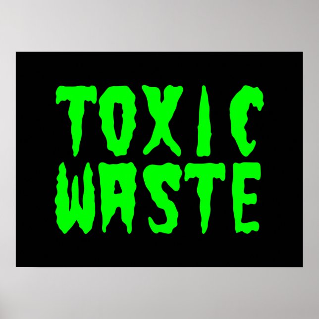 POSTER TOXIC-SLÖSA (Framsidan)