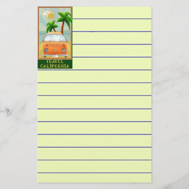 Poster:Travel California Brevpapper (Framsida)