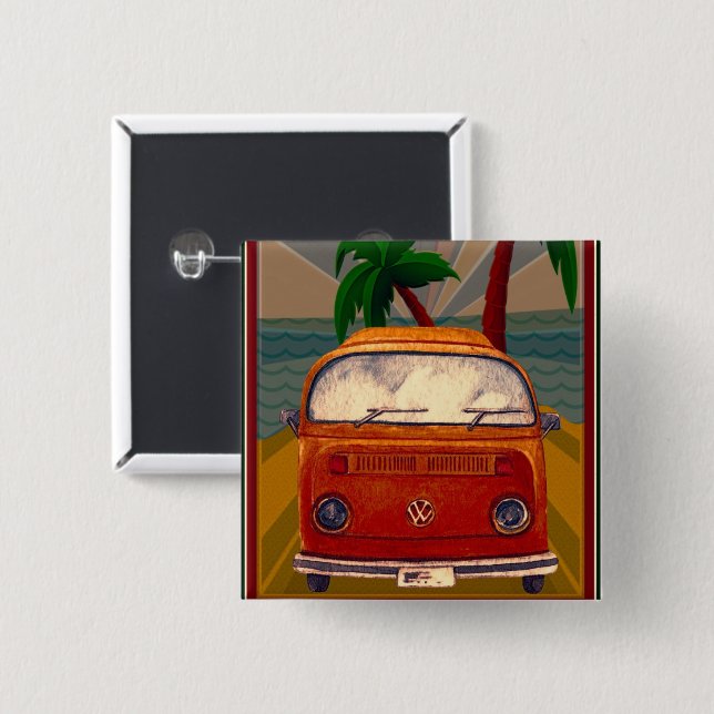 Poster:Travel California Knapp (Framsida & baksida)