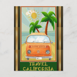 Poster:Travel California Vykort