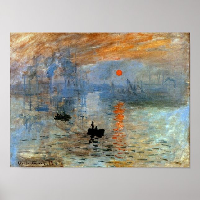 Poster tryckning, soluppgång (Framsidan)