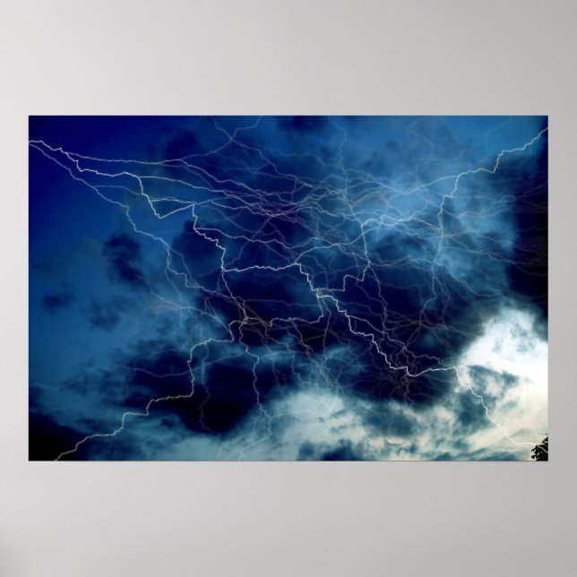 Poster Tunder Blixt Storm (Framsidan)