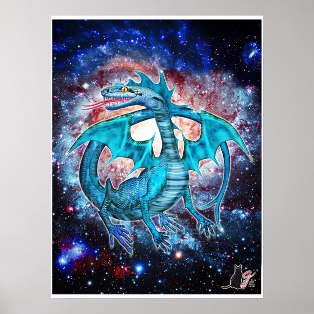Poster Turcos Cosmic Dragon (Framsidan)
