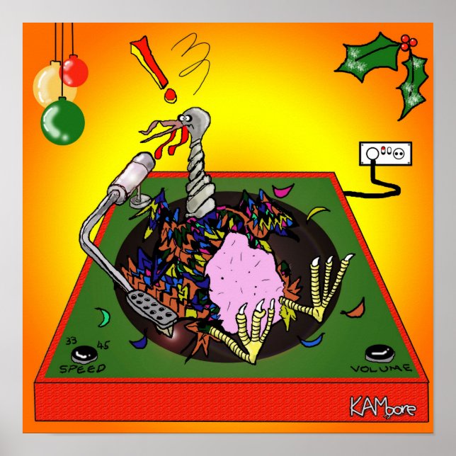 Poster "Turkiet Bord" - av Kev Moore (Framsidan)