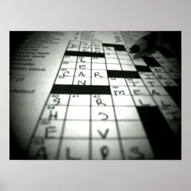Poster tvärord (Framsidan)