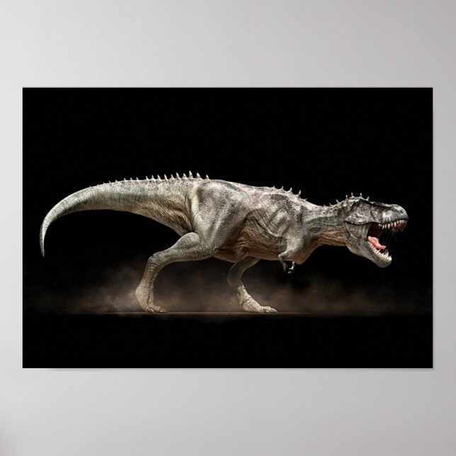Poster tyrannosaure T-rex (Framsidan)